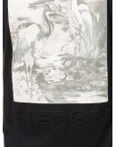 crew neck heron print T-shirt