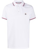 logo patch polo shirt
