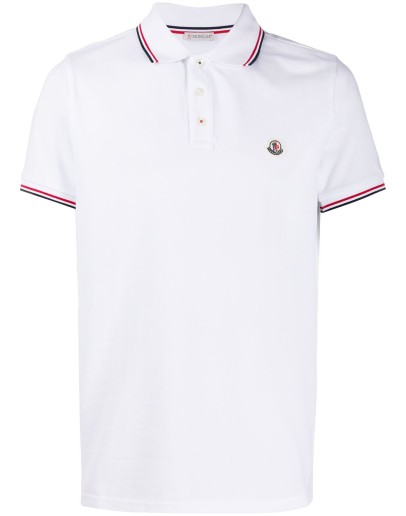 logo patch polo shirt