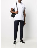 logo patch polo shirt