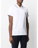 logo patch polo shirt