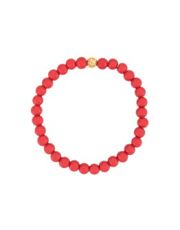 beaded two tone bracelet