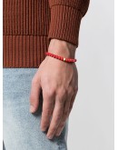 beaded two tone bracelet