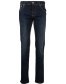 logo-embroidered slim jeans