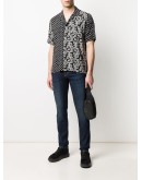 logo-embroidered slim jeans