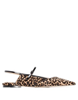 Ree leopard-print ballerina shoes