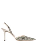 Thandi 85mm glittered pumps