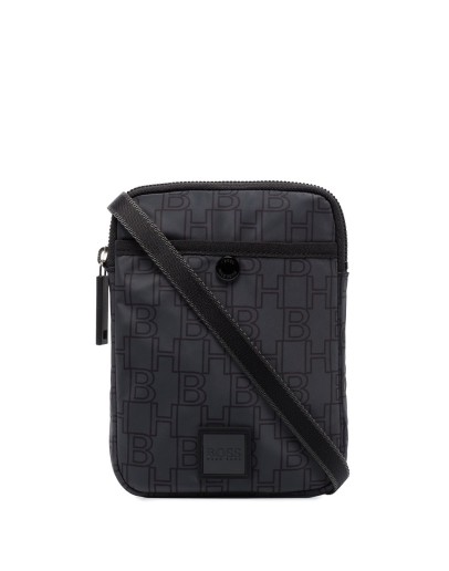 logo print cross body bag