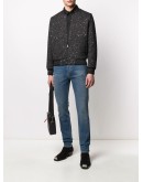 logo stamp slim-fit jeans