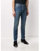 logo stamp slim-fit jeans