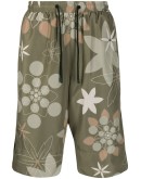 floral print Bermuda shorts
