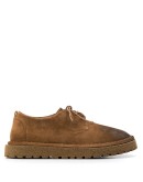 distressed lace-up brogues
