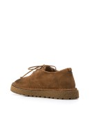 distressed lace-up brogues