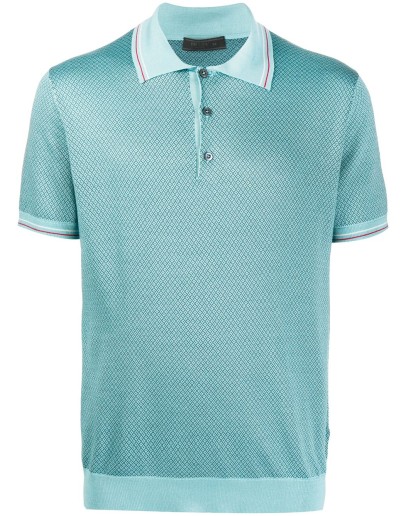printed polo shirt