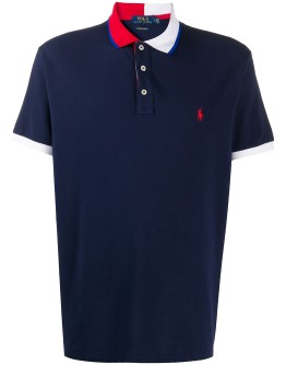 logo embroidered polo shirt