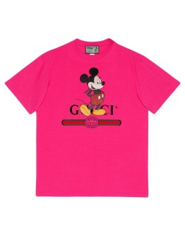  x Disney oversized logo-print T-shirt