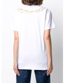 logo necklace graphic-print T-shirt