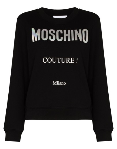 Couture logo-print swearshirt