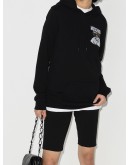 Teddy bear logo-print hoodie