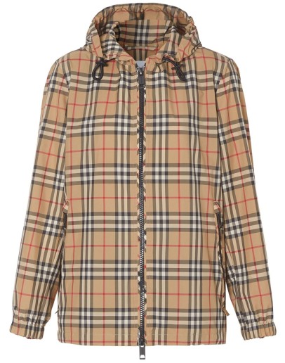 Vintage Check hooded jacket