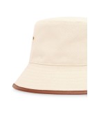 logo print bucket hat