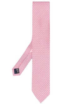 Gancini-print tie