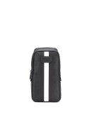 striped sling bag