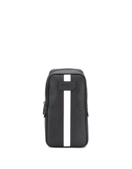 striped sling bag