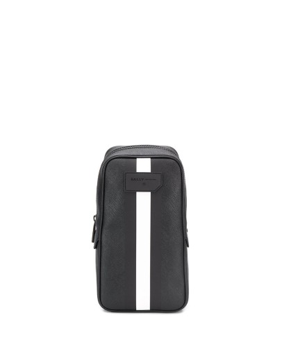 striped sling bag