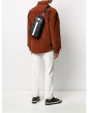 striped sling bag