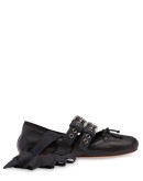 lace-up ballerina shoes