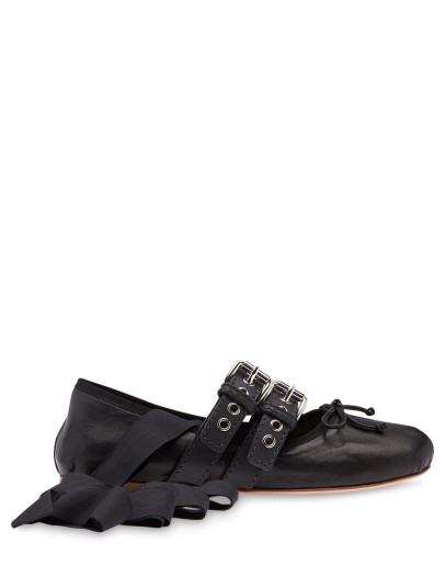 lace-up ballerina shoes