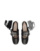 lace-up ballerina shoes