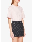 crystal-embellished T-shirt