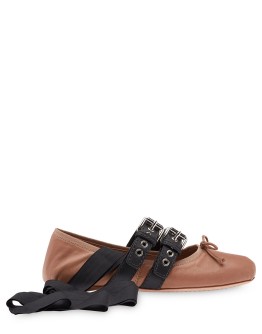 belted ballerina shoes