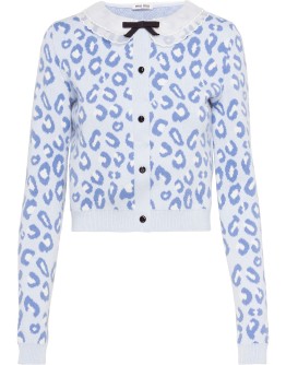 leopard print cardigan