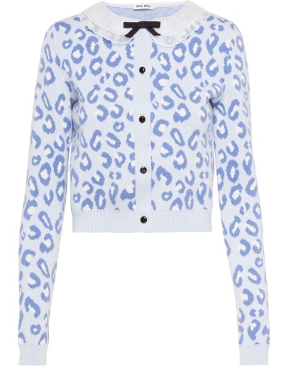 leopard print cardigan