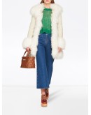 sequin-embellished mesh-knit jumper