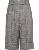 houndstooth check shorts