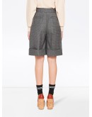 houndstooth check shorts