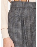 houndstooth check shorts