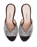 crystal-embellished 85mm mules
