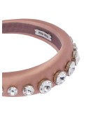 crystal satin headband