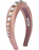 crystal satin headband
