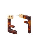 FF motif earrings