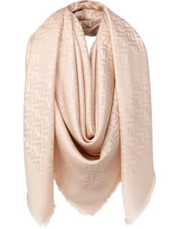 FF motif jacquard scarf