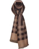 FF motif striped scarf