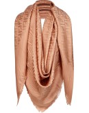 large jacquard FF motif shawl