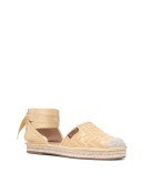 Fendi Roma raffia espadrilles