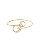  F is Fendi crystal-embellished bracelet